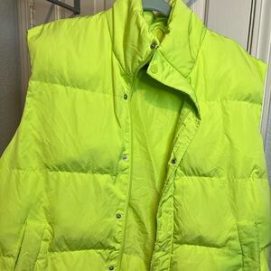 A New Day Neon Green Puffer Vest